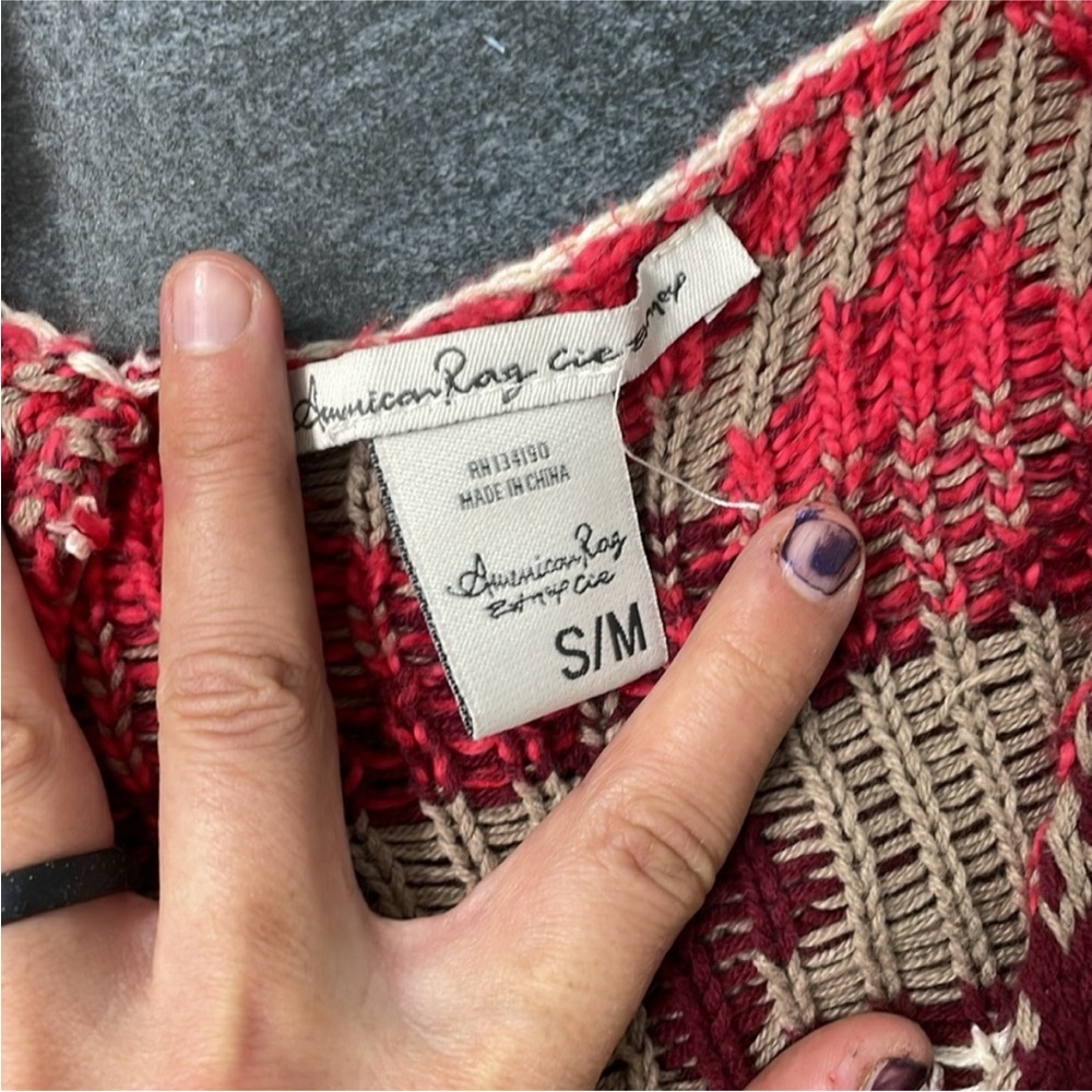 Aztec print Poncho/Shawl - Picture 3 of 6